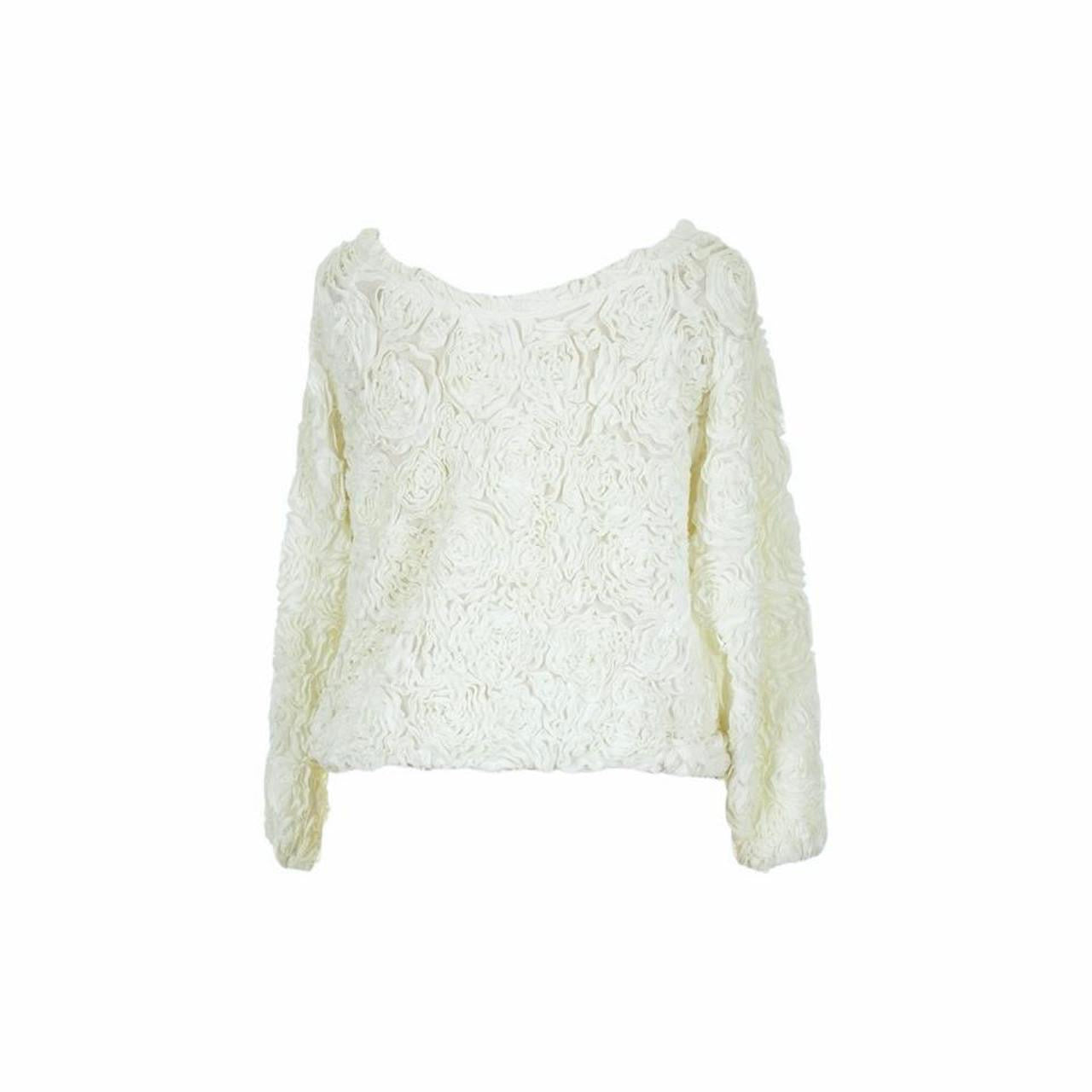 3D Rose Mesh Jumper - As Seen On Lana Del Rey