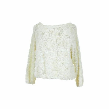 3D Rose Mesh Jumper - As Seen On Lana Del Rey