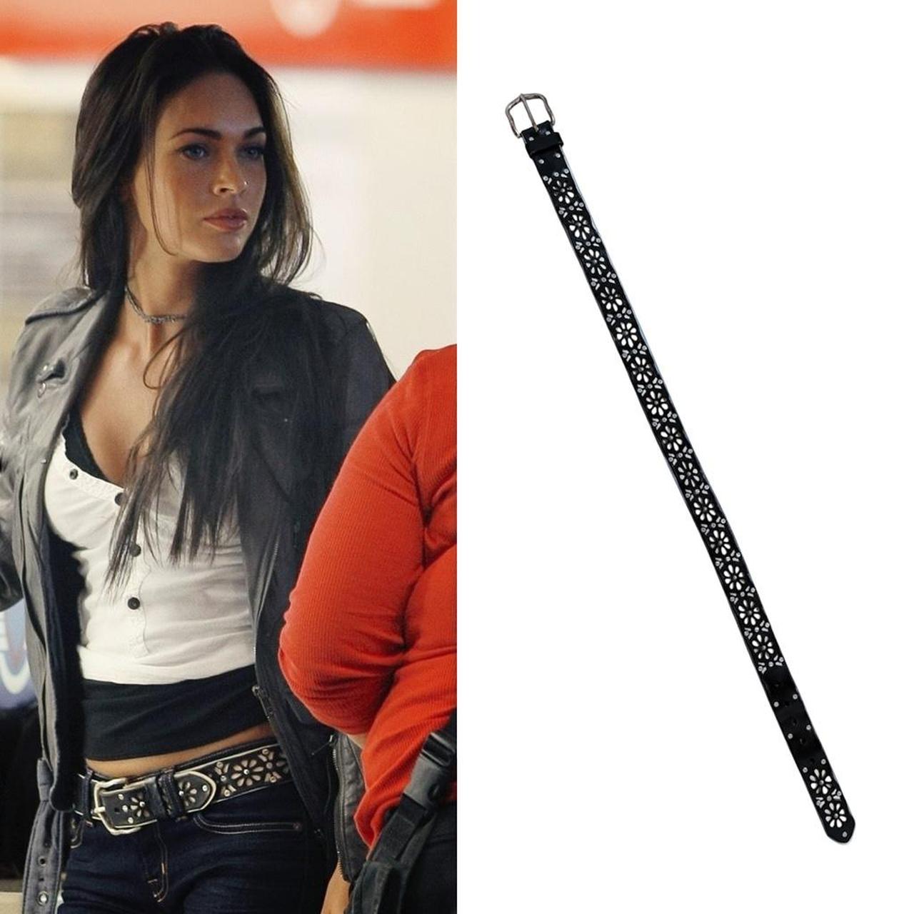 Floral Cut-Out Studded Belt - As Seen On Megan Fox (Transformers)
