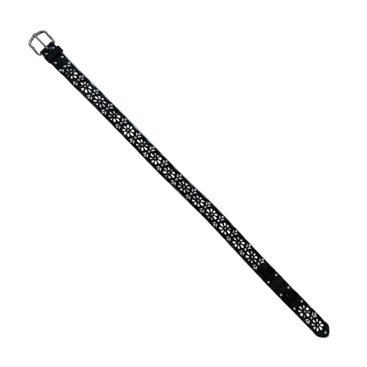 Floral Cut-Out Studded Belt - As Seen On Megan Fox (Transformers)