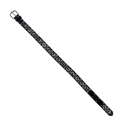 Floral Cut-Out Studded Belt - As Seen On Megan Fox (Transformers)