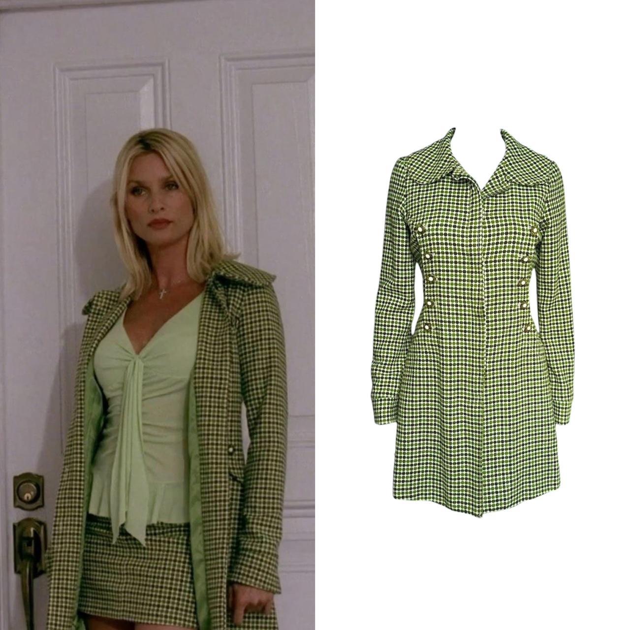 Tweed Floral Button Coat - As Seen On Edie Britt (Desperate Housewives)