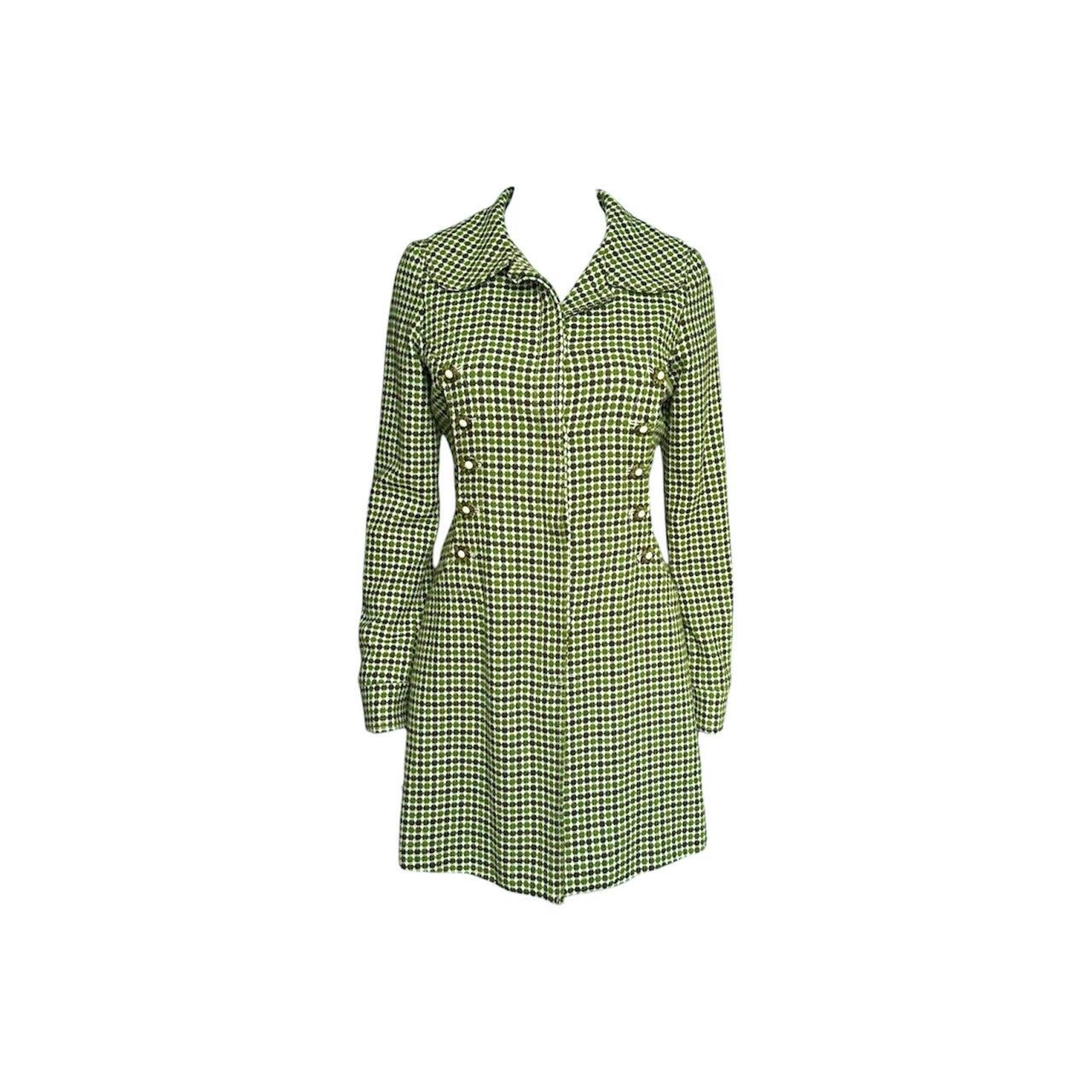 Tweed Floral Button Coat - As Seen On Edie Britt (Desperate Housewives)