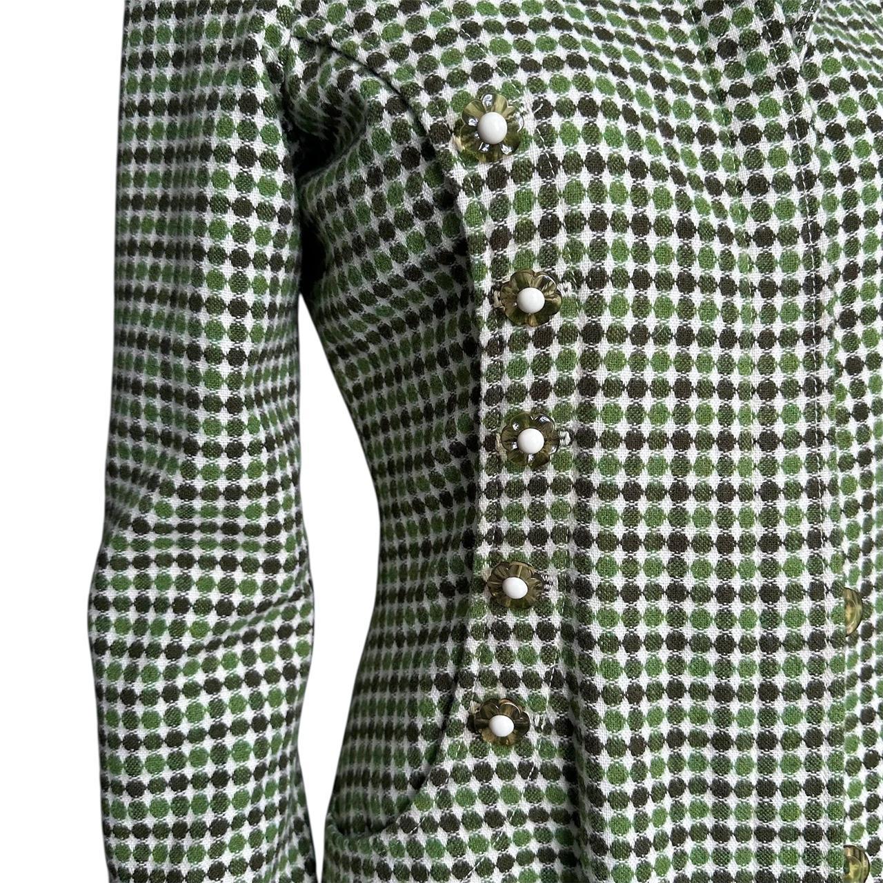 Tweed Floral Button Coat - As Seen On Edie Britt (Desperate Housewives)