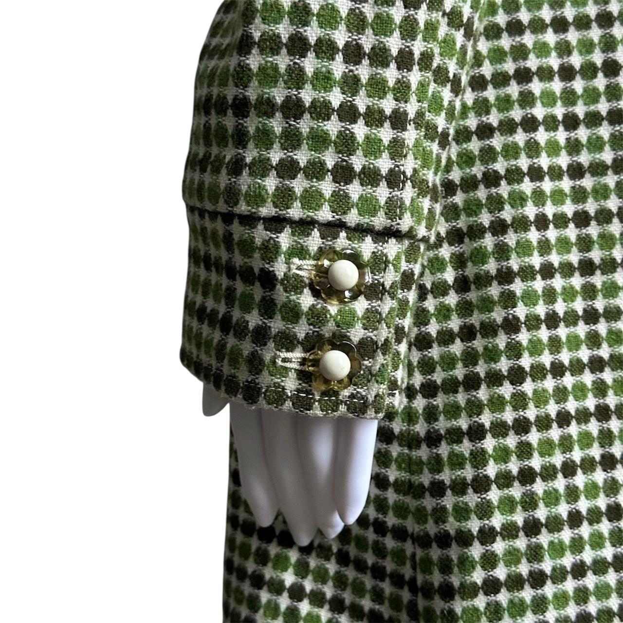 Tweed Floral Button Coat - As Seen On Edie Britt (Desperate Housewives)