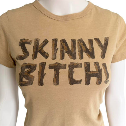 “Skinny Bitch!” T-shirt - As Seen On Lindsay Lohan