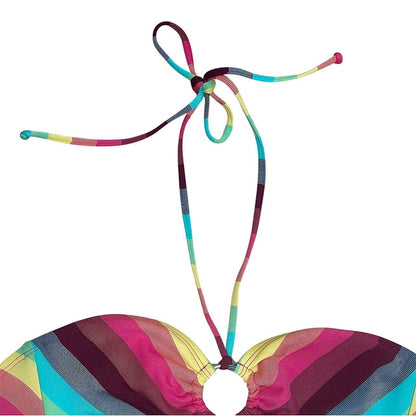 Rainbow Striped Bikini - As Seen On Megan Fox (Transformers)