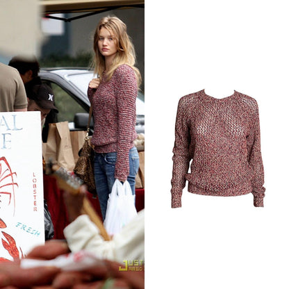 Isabel Marant Open-Knit Fisherman Jumper - As Seen On Rosie Huntington-Whiteley