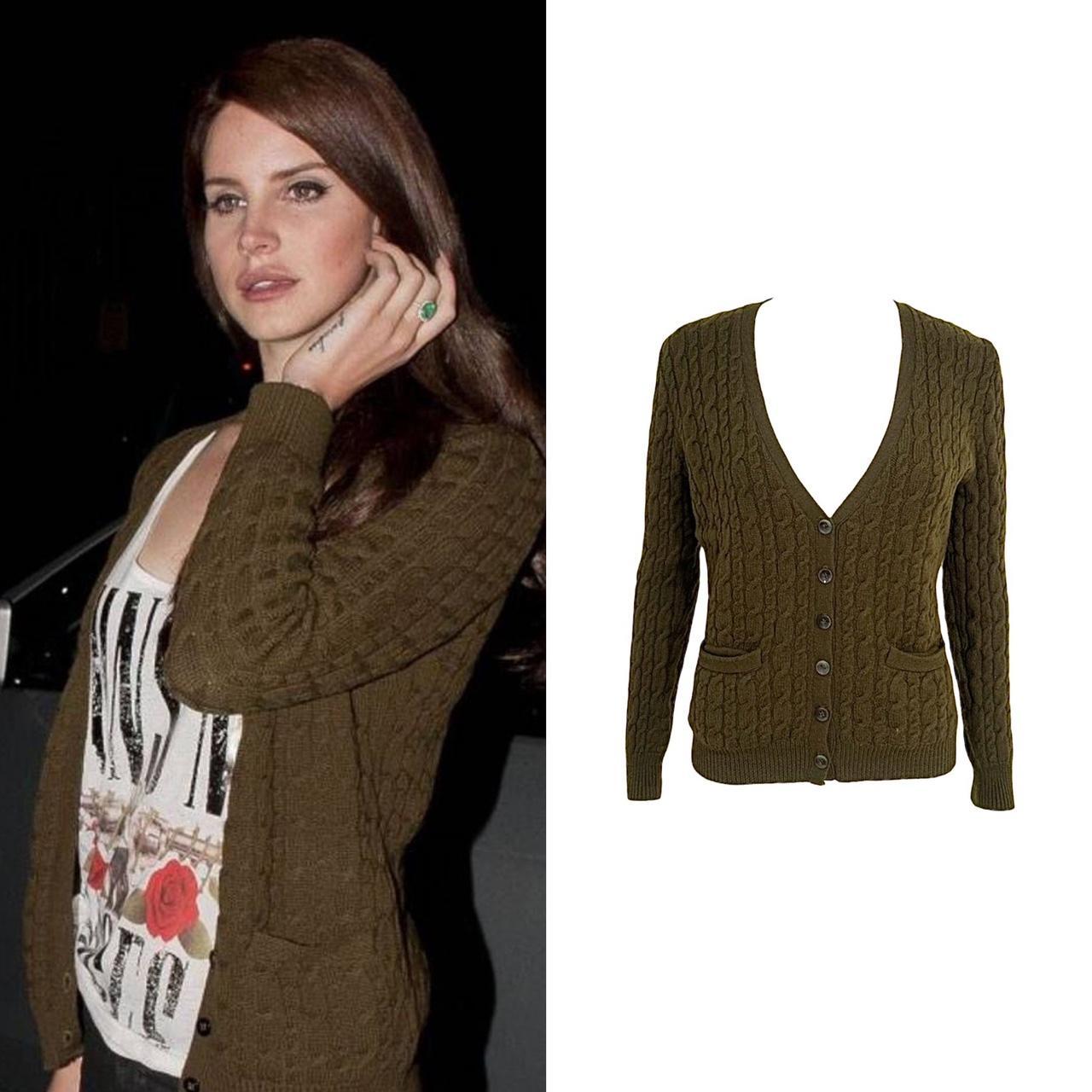 Wool Cable Knit Cardigan - As Seen On Lana Del Rey