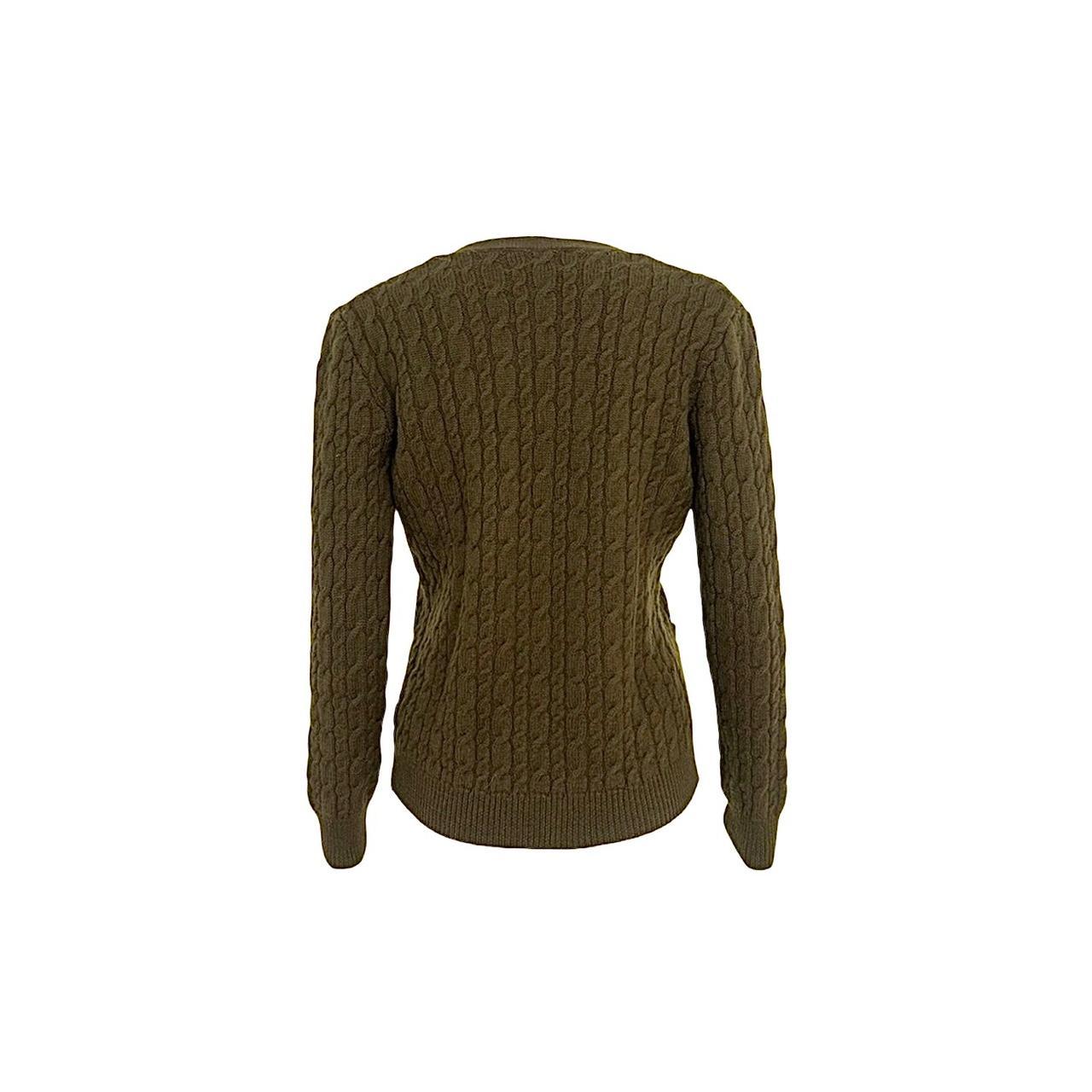 Wool Cable Knit Cardigan - As Seen On Lana Del Rey