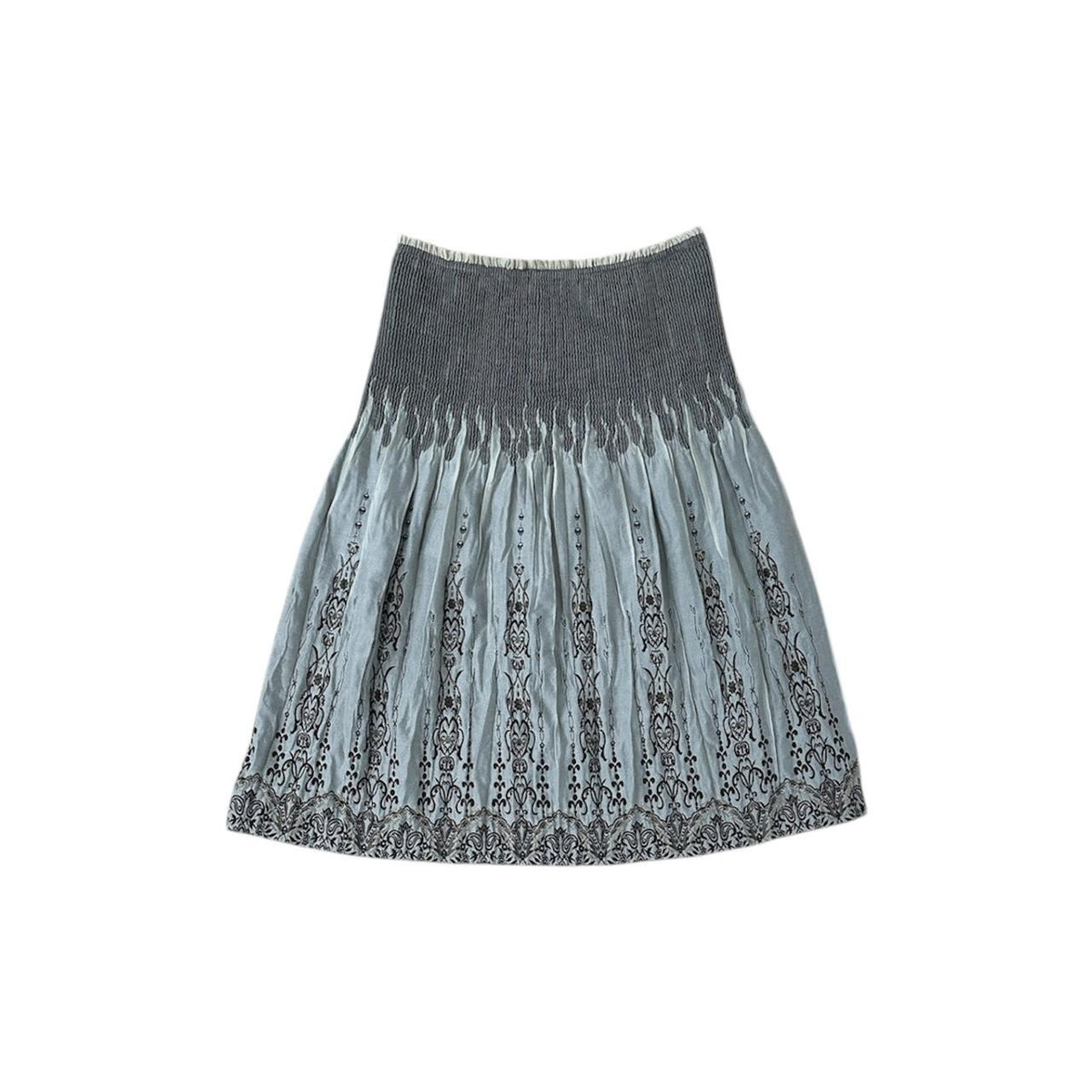 Tribal Flame Embroidered Skirt - As Seen On Miley Cyrus (The Last Song)