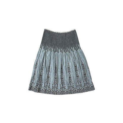 Tribal Flame Embroidered Skirt - As Seen On Miley Cyrus (The Last Song)