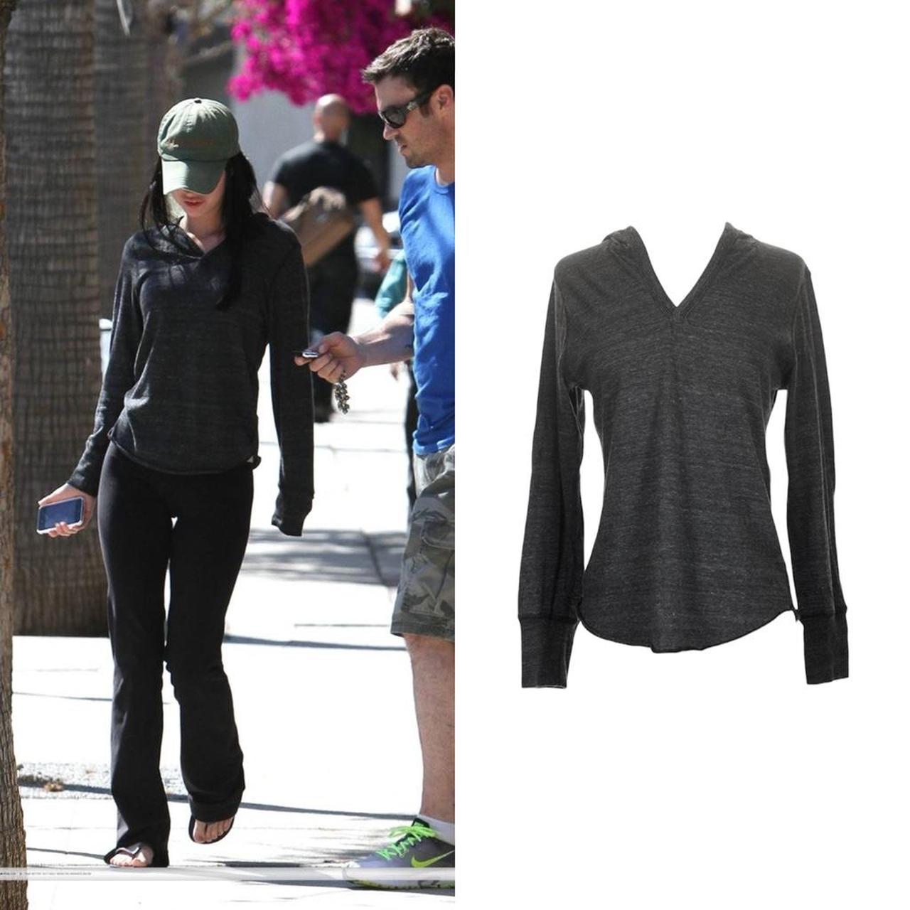 Long Sleeve Hoodie T-Shirt - As Seen On Megan Fox