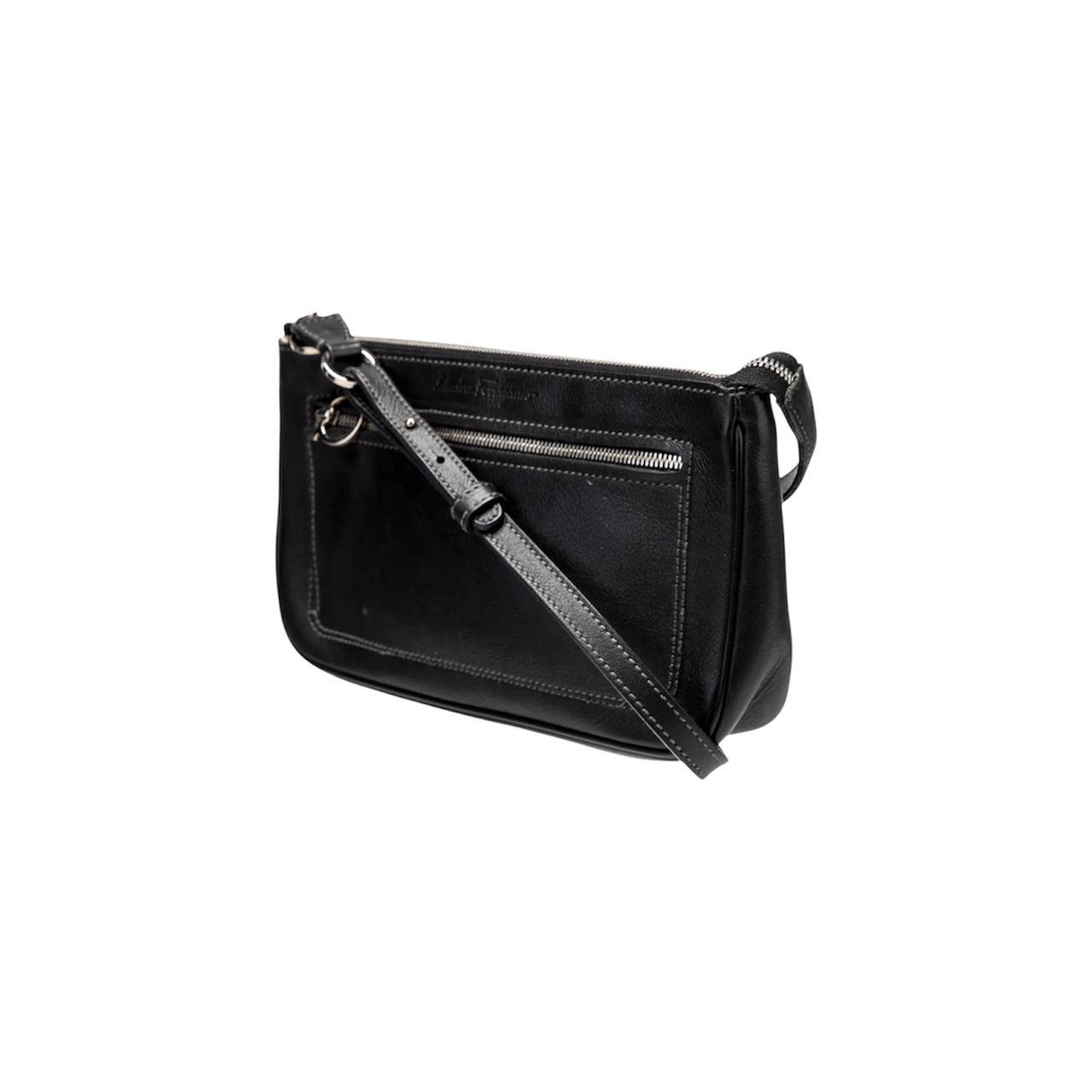 Salvatore Ferragamo Calf Leather Mini Shoulder Bag - As Seen On Angelina Jolie