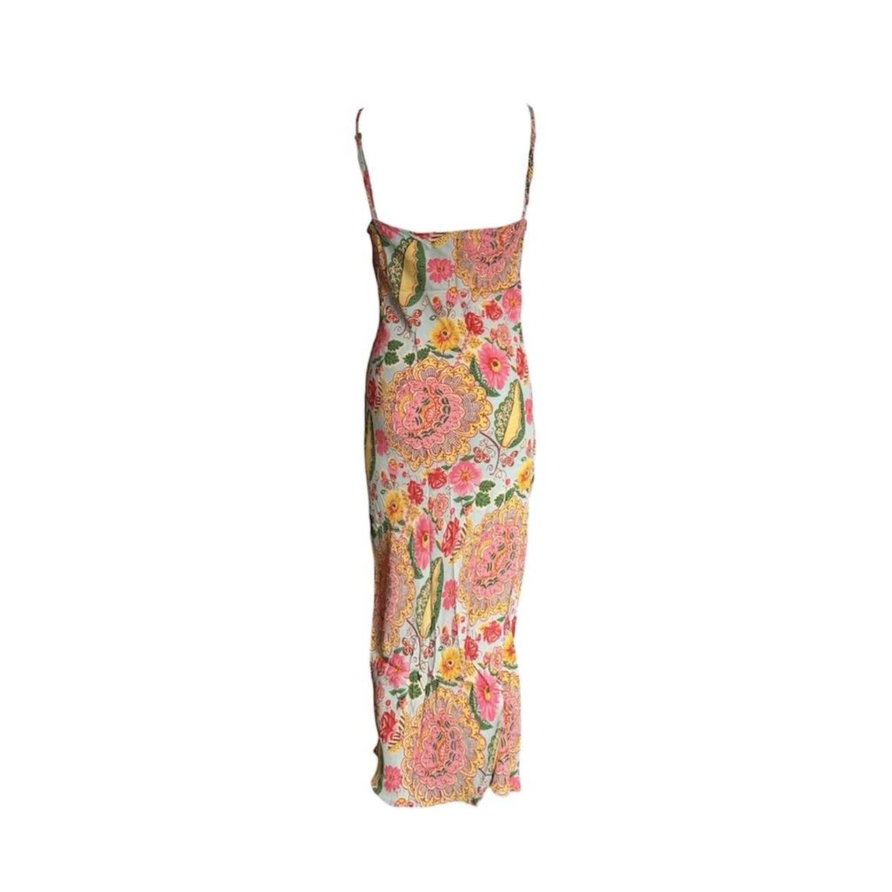 1990s Bohemian Floral Slip Dress - As Seen On Britney Spears