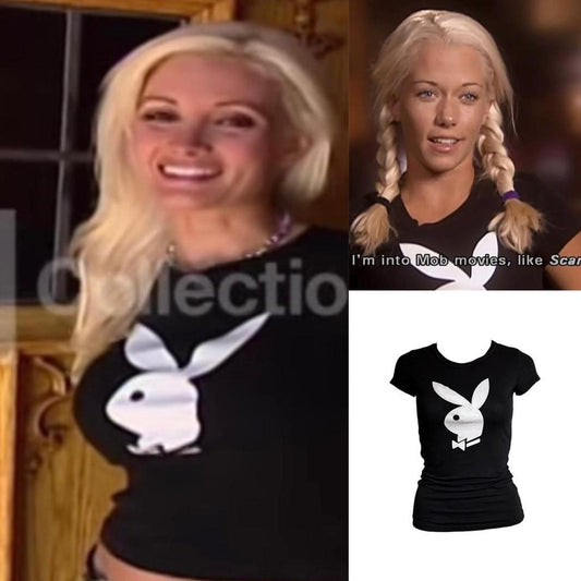 1990s Playboy Bunny T-Shirt - As Seen On Holly Madison & Kendra Wilkinson (The Girls Next Door)
