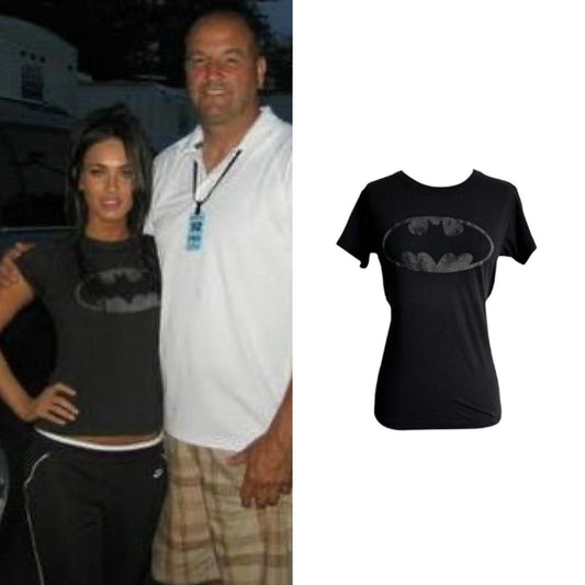 Batman Oval Logo T-Shirt - As Seen On Megan Fox