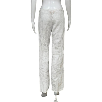 Low-Rise Linen Drawstring Pants - As Seen On Hilary Duff & Angelina Jolie