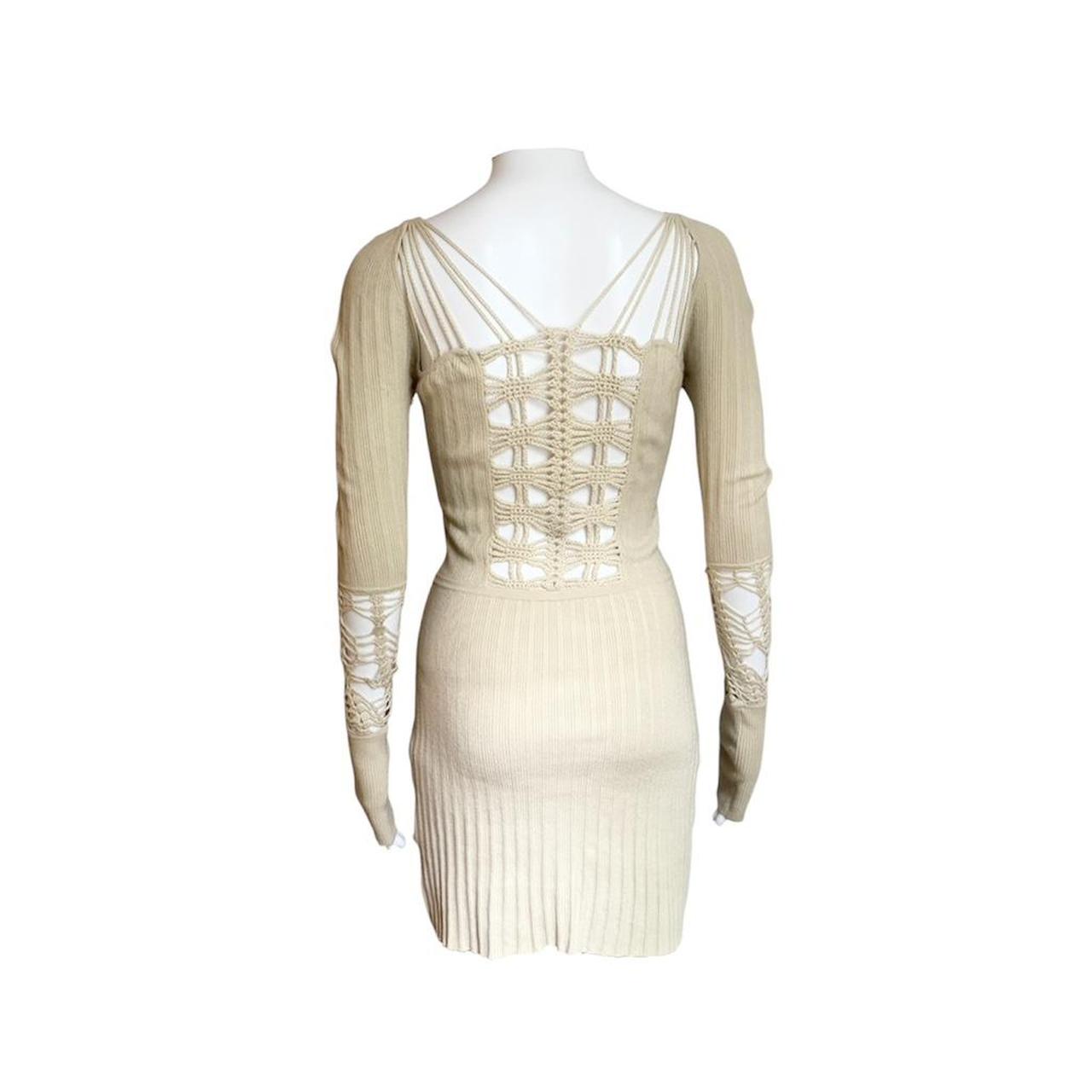 Jen Kao Cashmere Crochet Knit Dress - As Seen On Irina Shayk