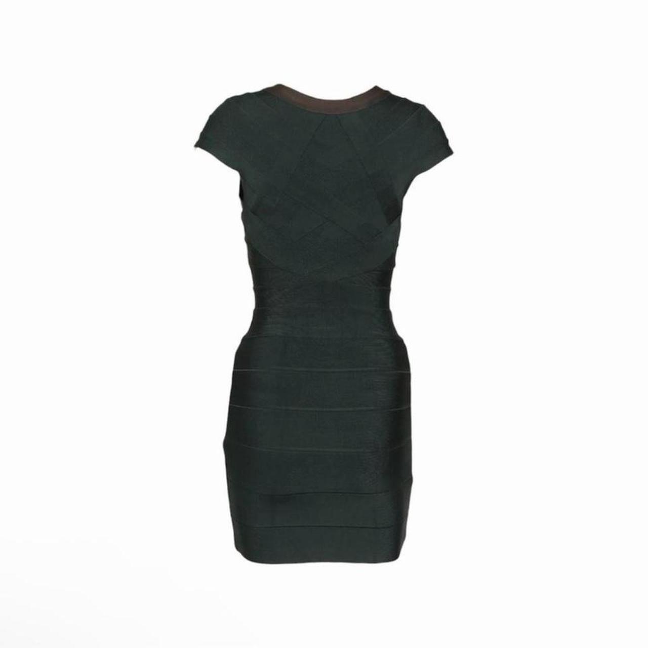 Hervé Léger Plunge V-Neck Bandage Dress - As Seen On Irina Shayk