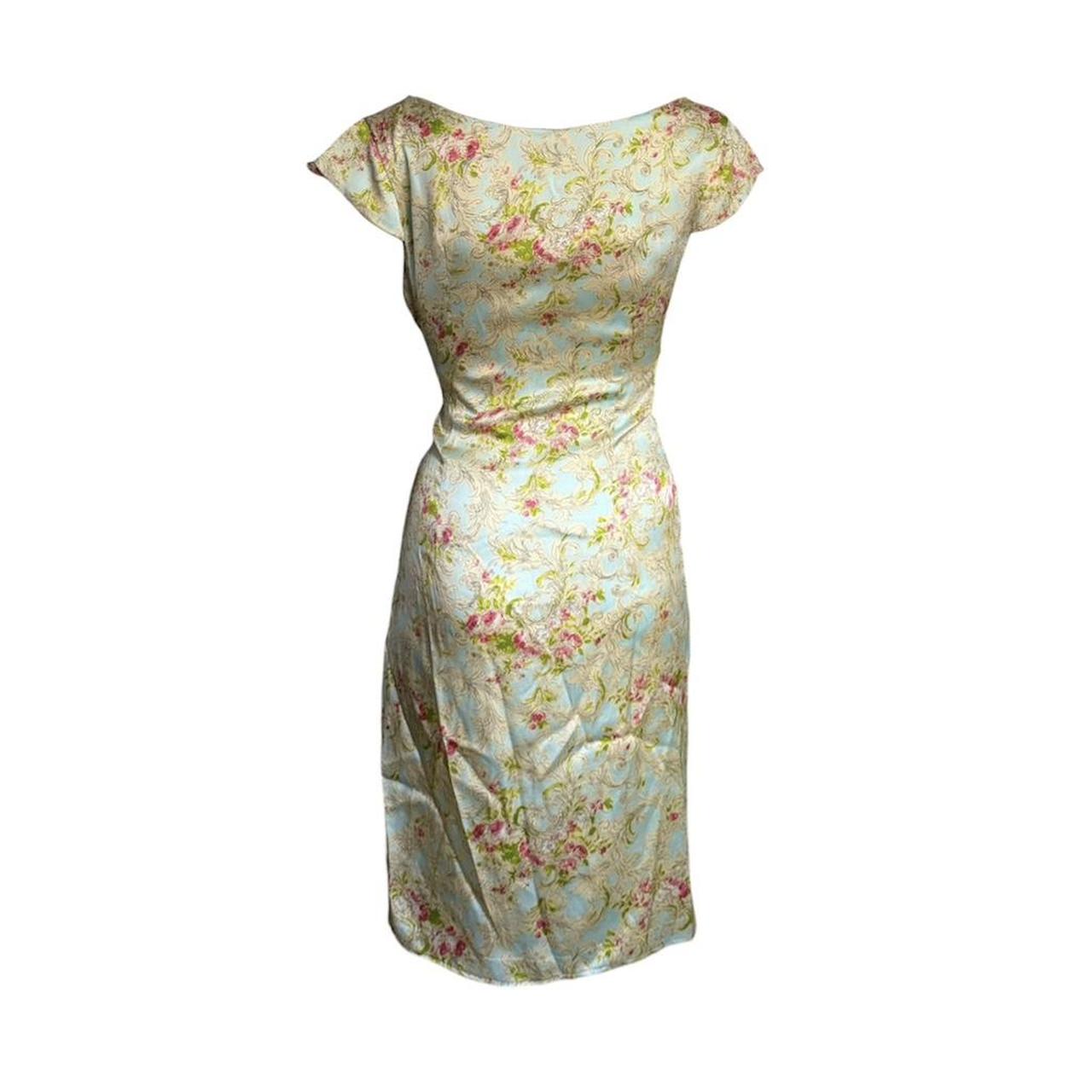 Collette Dinnigan Silk Floral Damask Sheath Dress - As Seen On Angelina Jolie