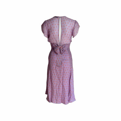 Petro Zillia Silk Butterfly Print Dress - As Seen On Paris Hilton (The Simple Life)