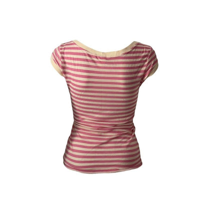 1990s Bambi Floral Striped T-Shirt - As Seen On Paris Hilton