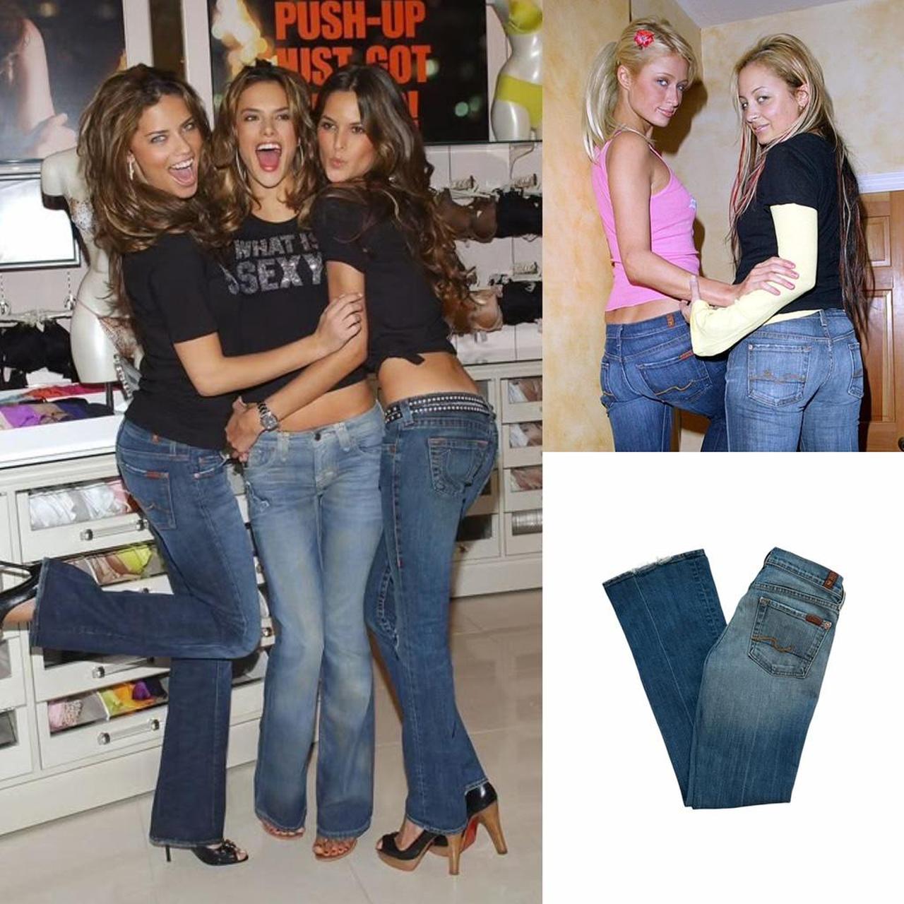 Low-Rise Bootcut Jeans - As Seen On Multiple Celebrities