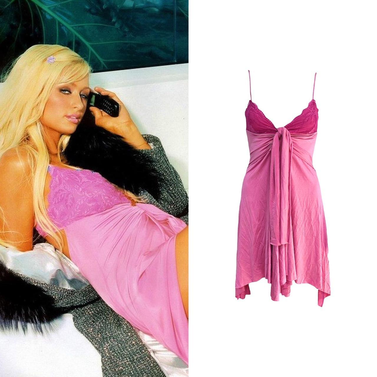 Asymmetrical Lace Open-Back Dress - As Seen On Paris Hilton