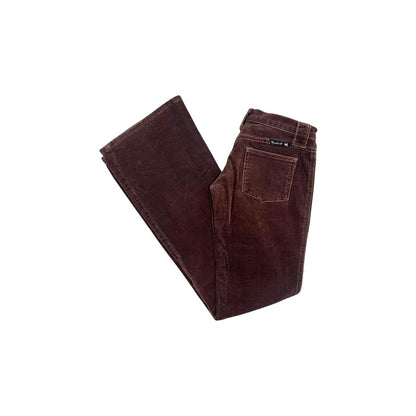 Ultra-Low-Rise Corduroy Bootcut Pants - As Seen On Carmen Electra