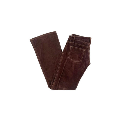 Ultra-Low-Rise Corduroy Bootcut Pants - As Seen On Carmen Electra