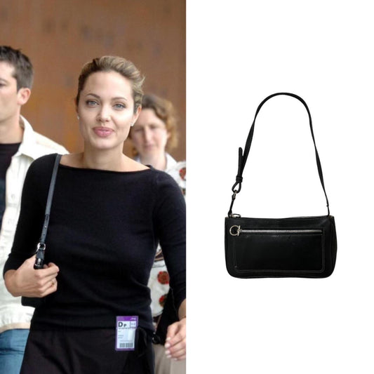 Salvatore Ferragamo Calf Leather Mini Shoulder Bag - As Seen On Angelina Jolie