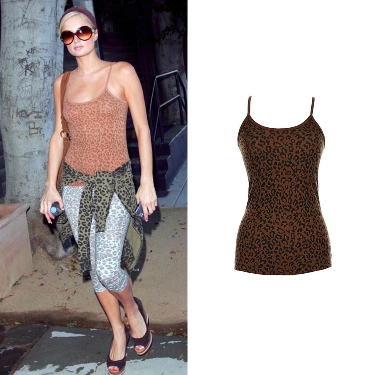 Leopard Print Tank Top - As Seen On Paris Hilton