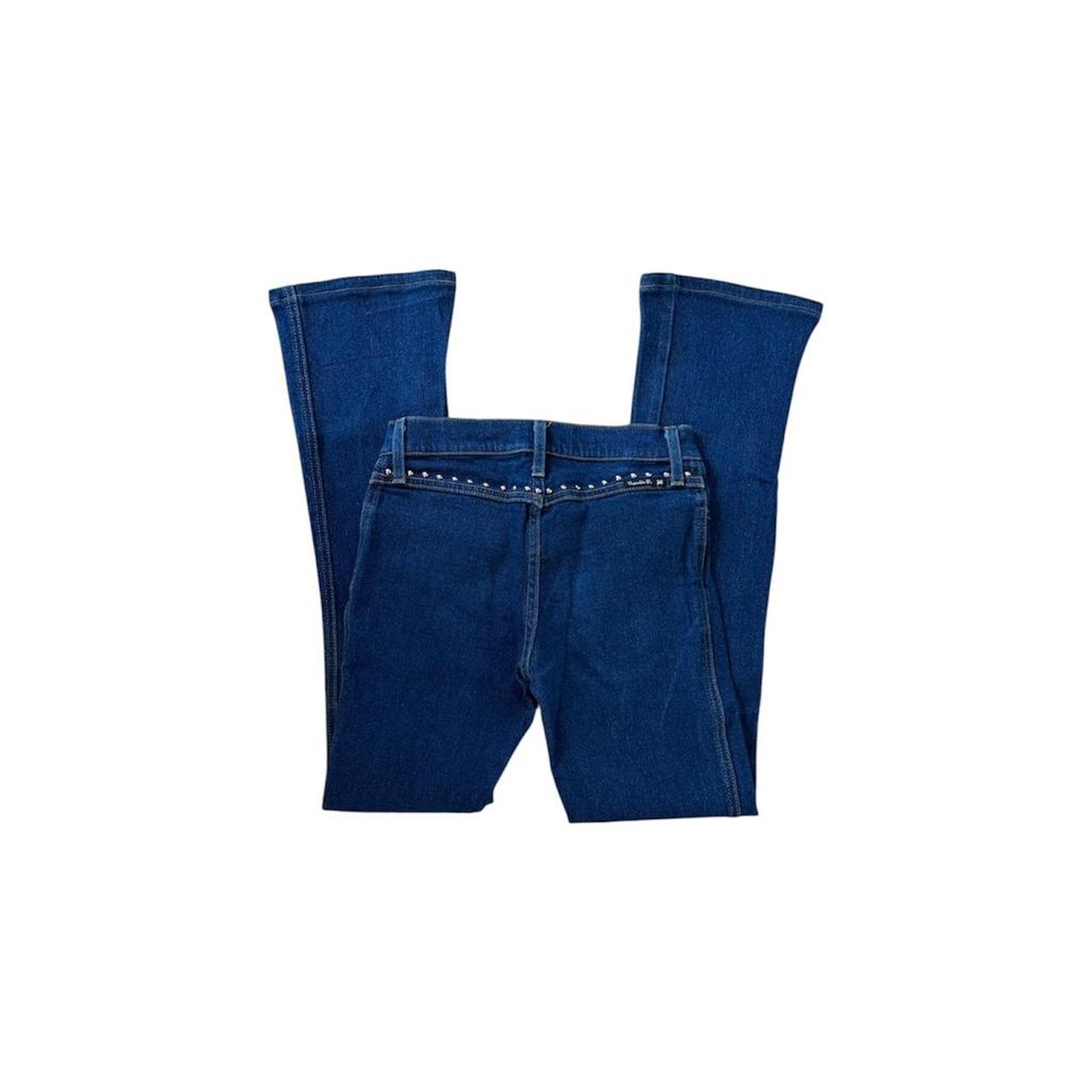 Low-Rise Studded Contour Bootcut Jeans - As Seen On Paris Hilton