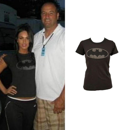 Batman Oval Logo T-Shirt - As Seen On Megan Fox