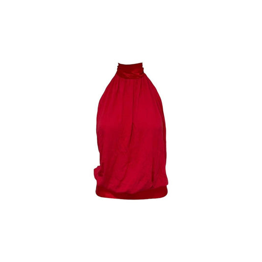 Halter Bow Backless Blouse - As Seen On Adriana Lima