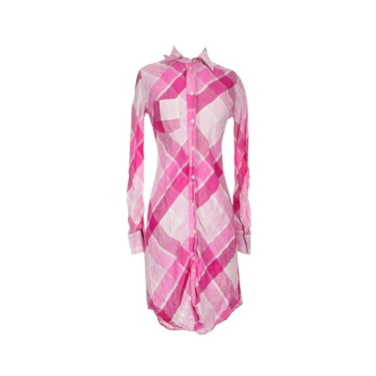 Plaid Button-Down Shirt Dress - As Seen On Holly Madison (The Girls Next Door)