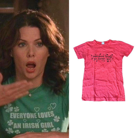 “Everyone Loves An Asian Girl” Graphic T-Shirt - As Seen On Lorelai Gilmore (Gilmore Girls)