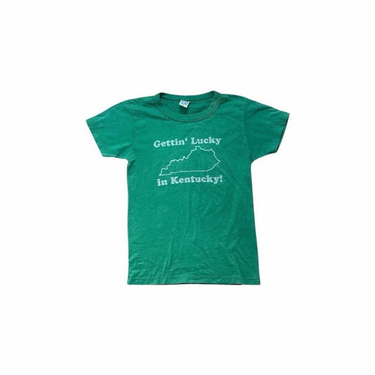 “Gettin’ Lucky in Kentucky” T-Shirt - As Seen On Avril Lavigne & Paris Hilton (The Simple Life)