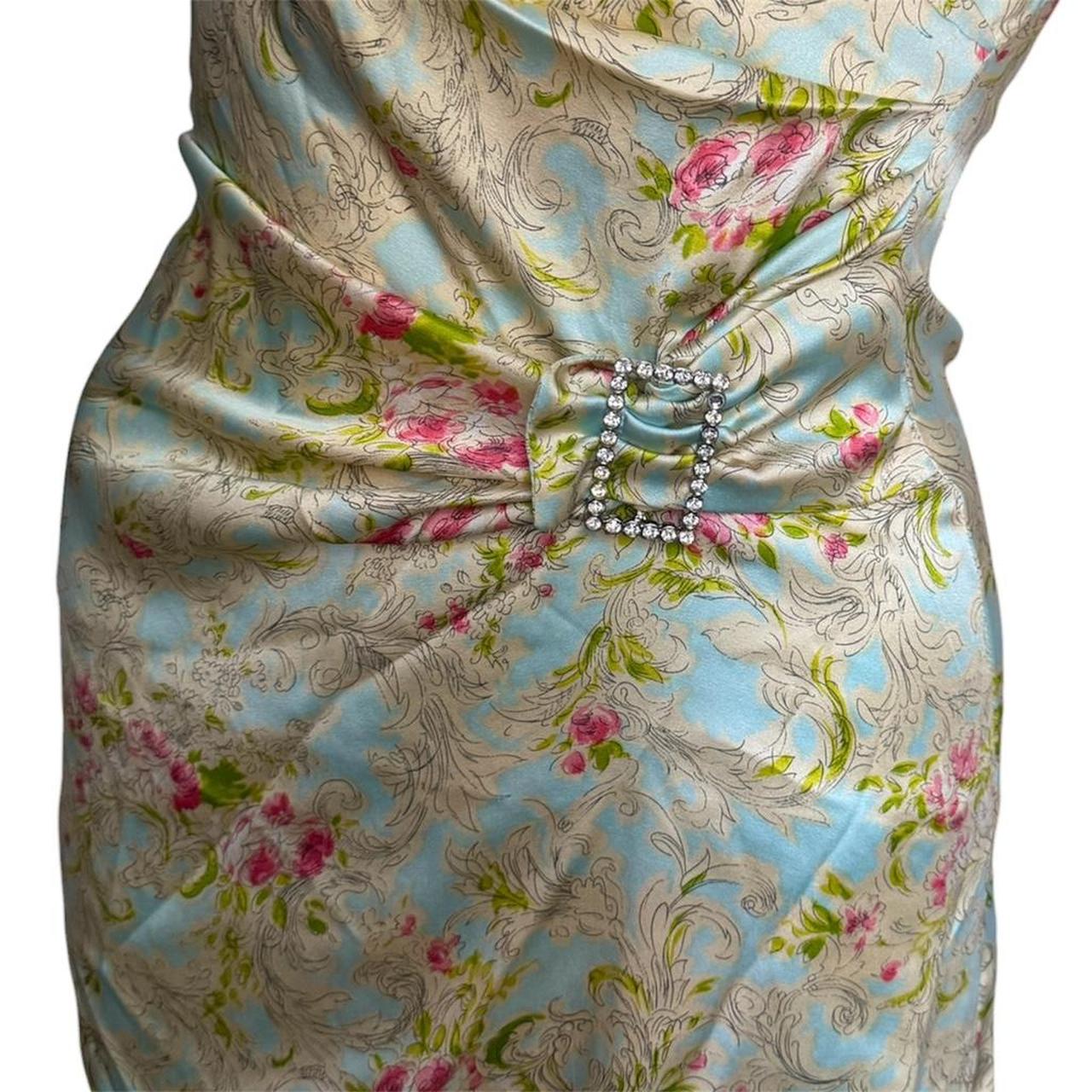 Collette Dinnigan Silk Floral Damask Sheath Dress - As Seen On Angelina Jolie