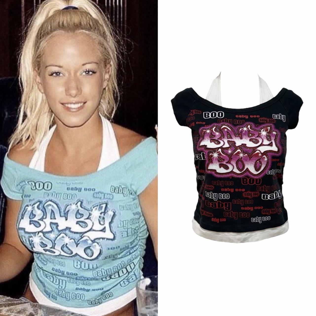 “Baby Boo” Sporty Halter T-shirt - As Seen On Kendra Wilkinson (The Girls Next Door)