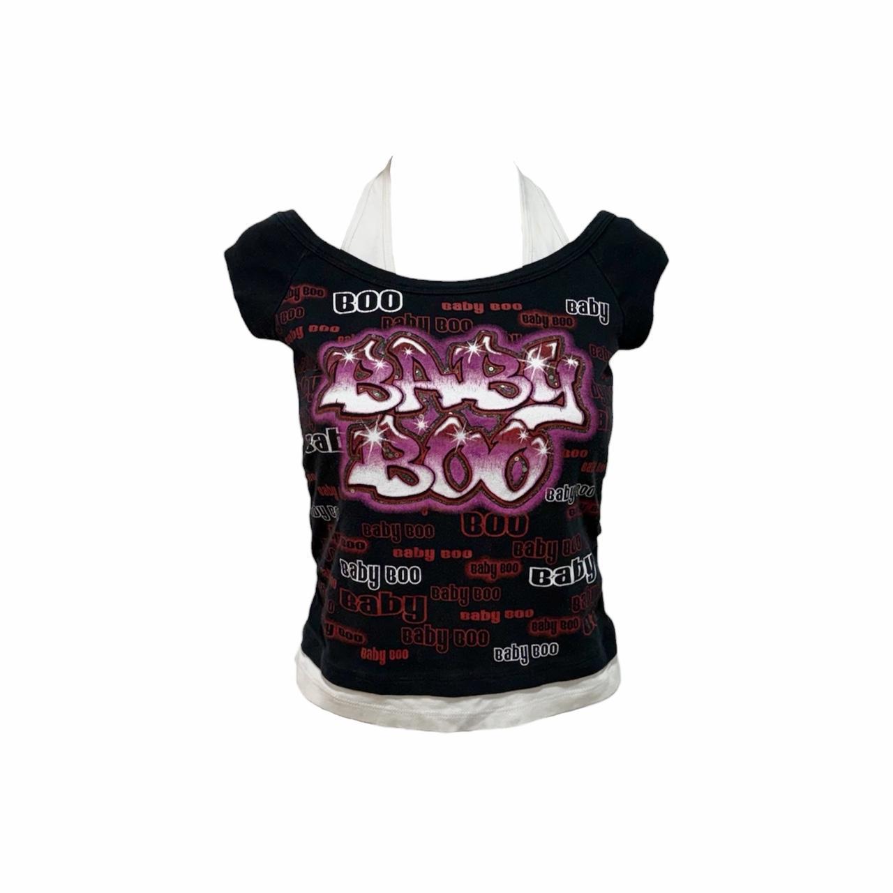“Baby Boo” Sporty Halter T-shirt - As Seen On Kendra Wilkinson (The Girls Next Door)