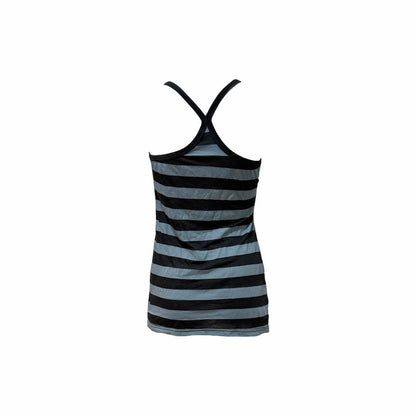 Striped Ruched Tank Top - As Seen On Megan Fox