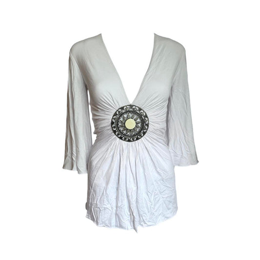 Medallion Kimono Blouse - As Seen On Sofia Vergara