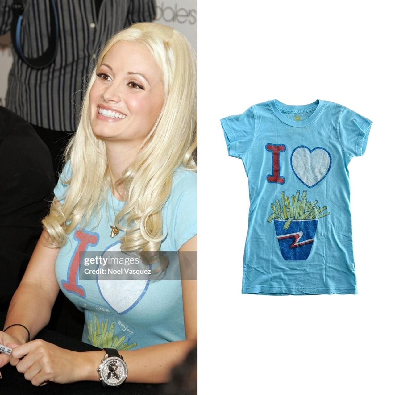 “I Heart Fries” T-Shirt - As Seen On Holly Madison (The Girls Next Door)