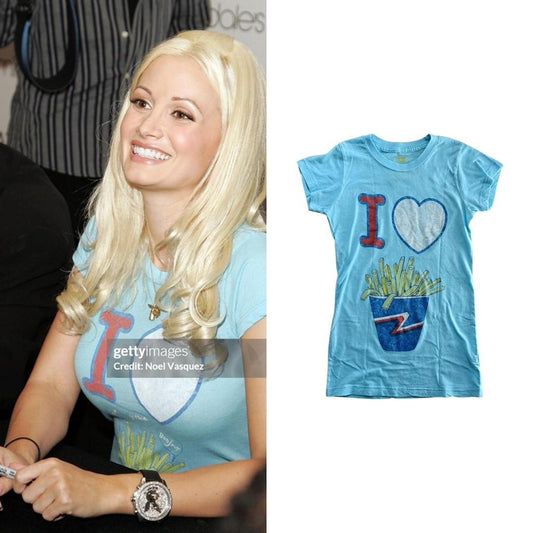 “I Heart Fries” T-Shirt - As Seen On Holly Madison (The Girls Next Door)