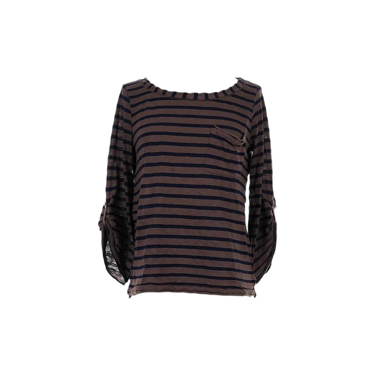 Striped Long Sleeve T-Shirt - As Seen On Megan Fox
