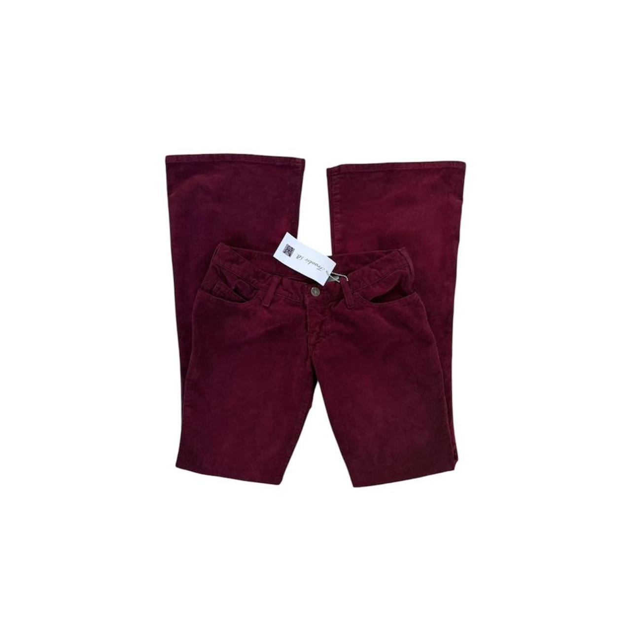 Ultra-Low-Rise Corduroy Bootcut Pants - As Seen On Britney Spears