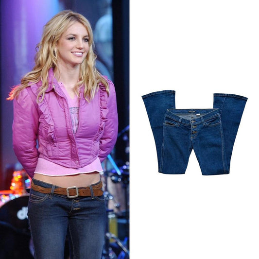 Low-Rise 3-Button Bootcut Jeans - As Seen On Britney Spears