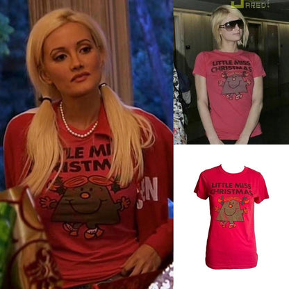 “Little Miss Christmas” T-Shirt - As Seen On Paris Hilton & Holly Madison (The Girls Next Door)